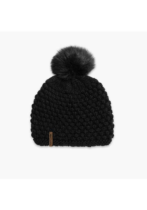 Snowfall Pom Slouch Beanie
