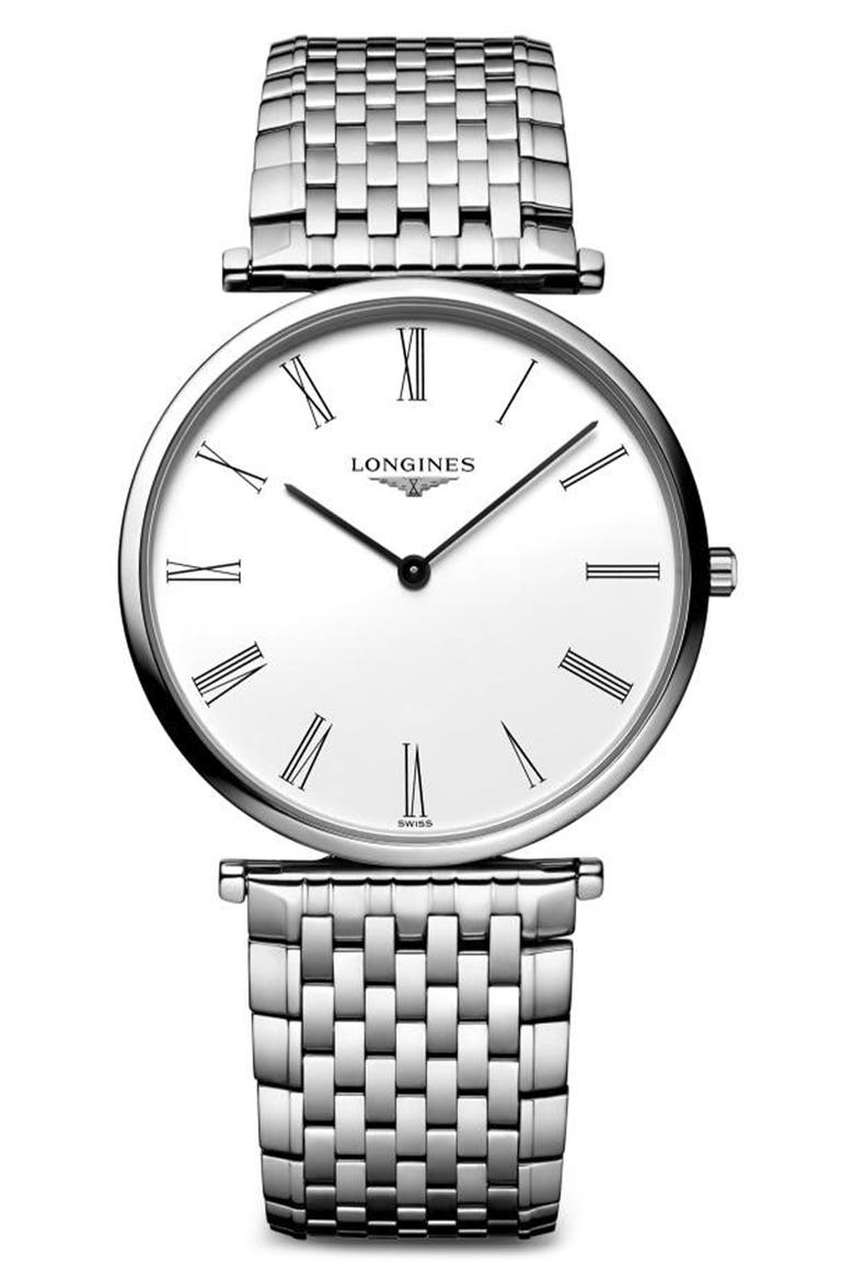 La Grande Classique Bracelet Watch, 36mm, Main, color, SILVER
