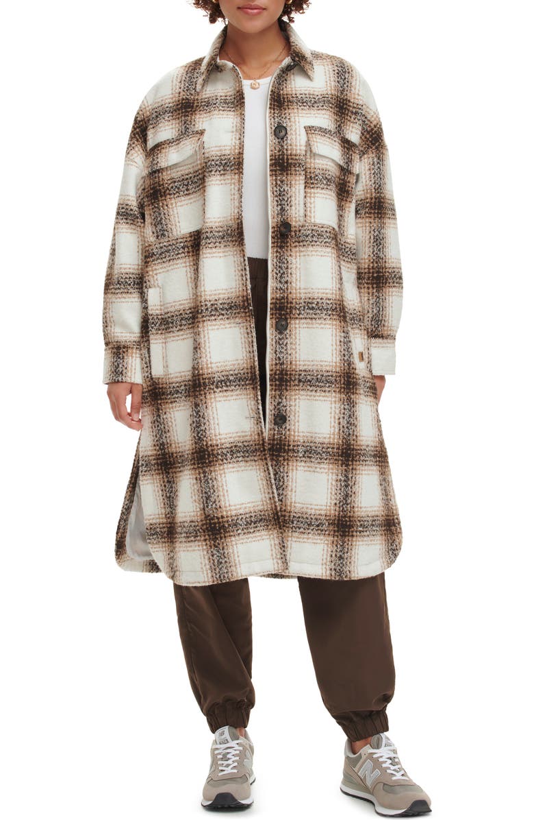 Levi's<sup>®</sup> Plaid Long Shacket, Alternate, color,