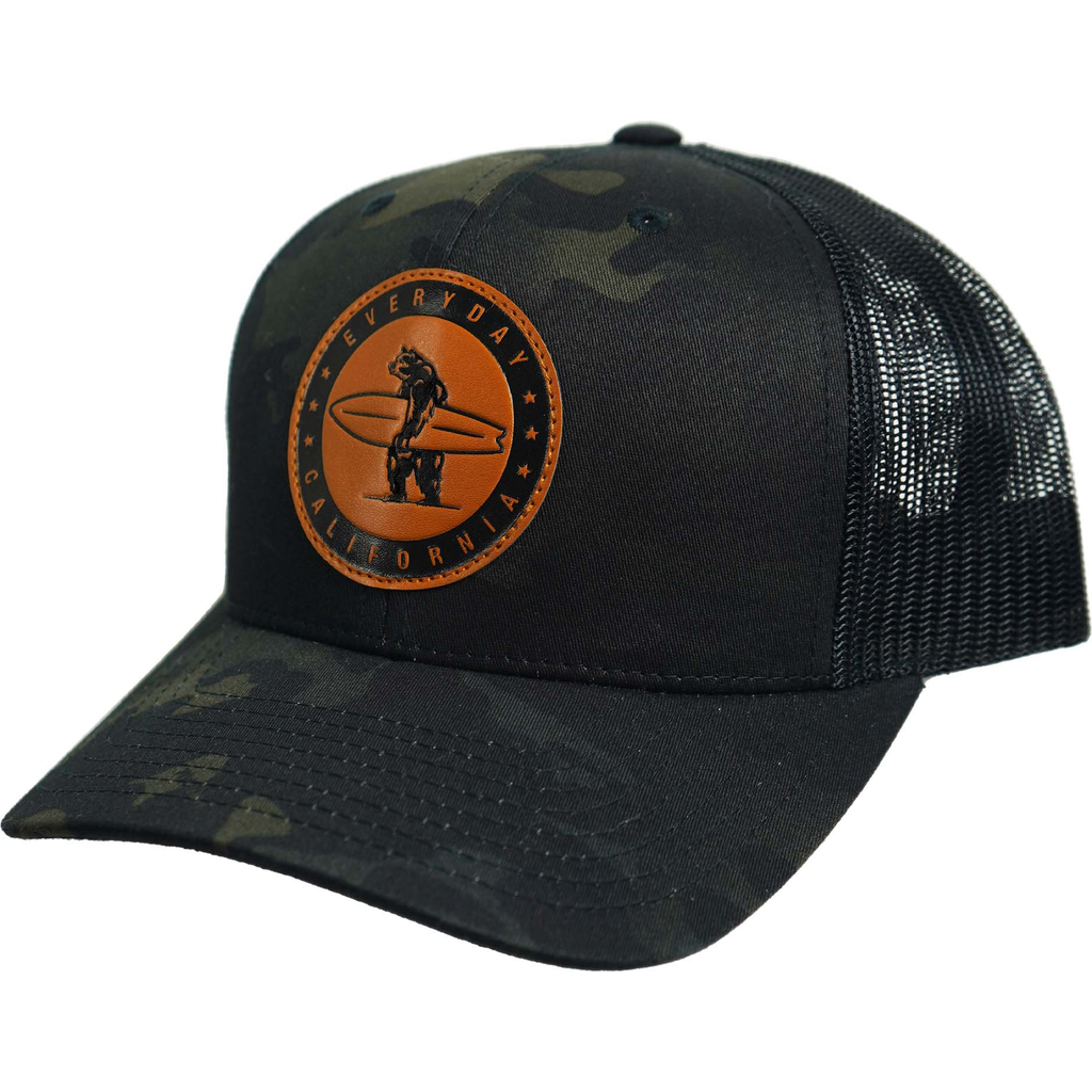 Everyday California Marlin Snapback Hat In Black Camo