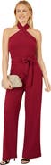 Yumi Cross Over Halter Neck Jumpsuit