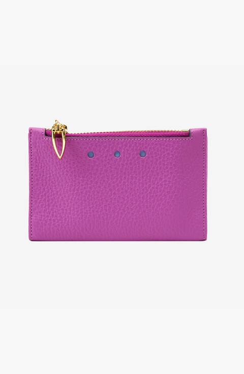 Ascot Slim Card Case with Zip Coin Pocket