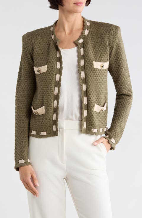 Astor Contrast Trim Cardigan