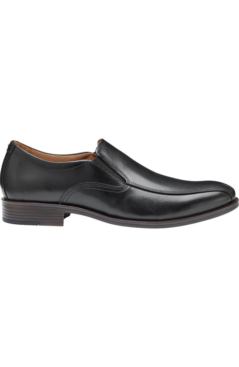 Johnston & Murphy Reeve Venetian Loafer, Alternate, color, Black Full Grain