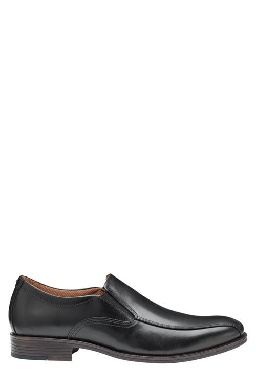 Johnston & Murphy Reeve Venetian Loafer In Black Full Grain
