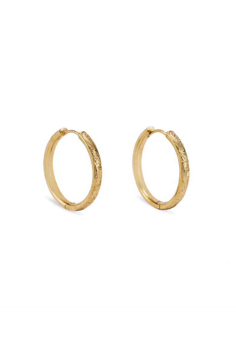 Daphne Earrings, Main, color, Gold