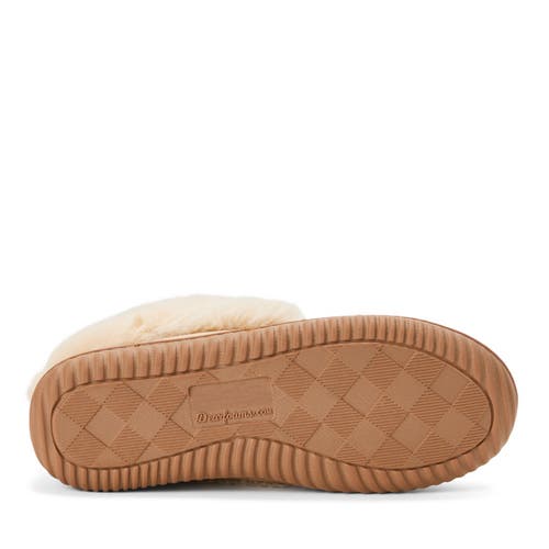 Dearfoams Ryland Cabin Moccasin Slipper In Neutral