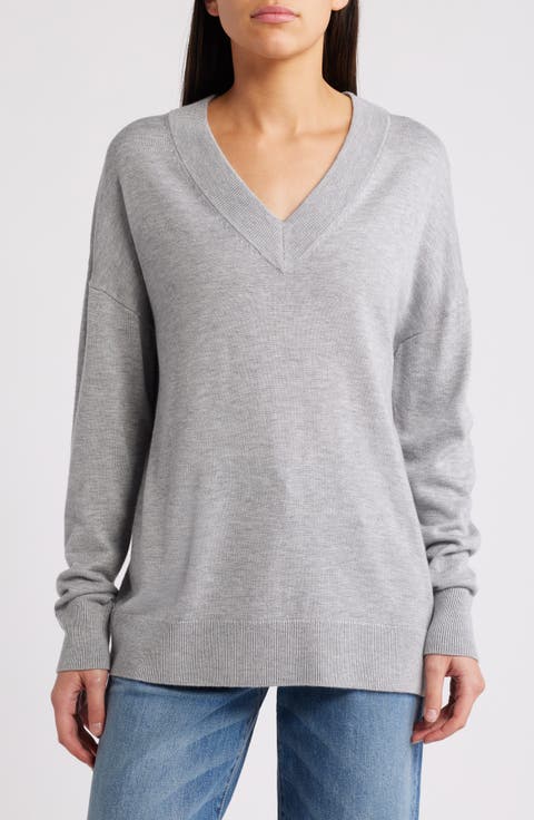 Relaxed V-Neck Sweater