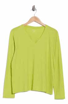 Eileen Fisher V-Neck Easy Organic Cotton T-Shirt