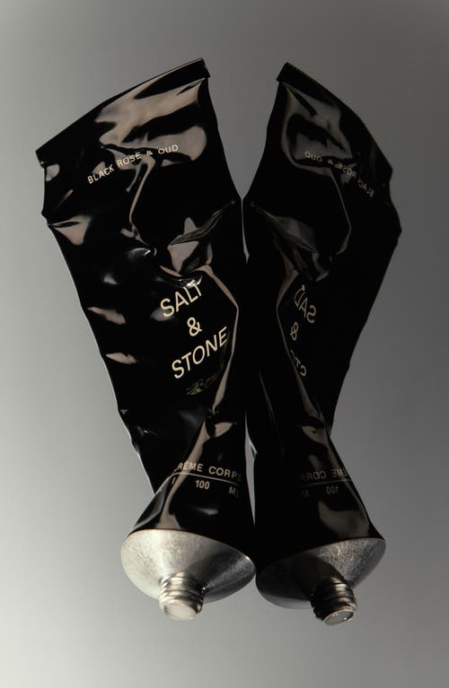 Salt & Stone Body Lotion In Black Rose & Oud