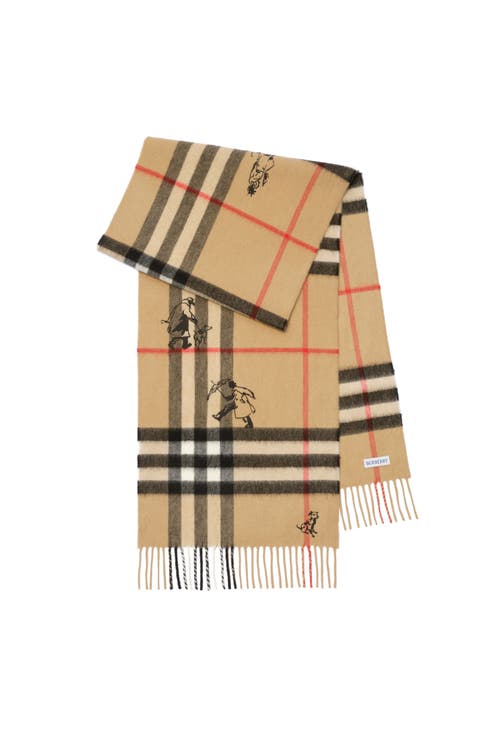 Check Mates Cashmere Scarf