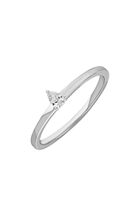 Audrey Diamond Stacking Ring