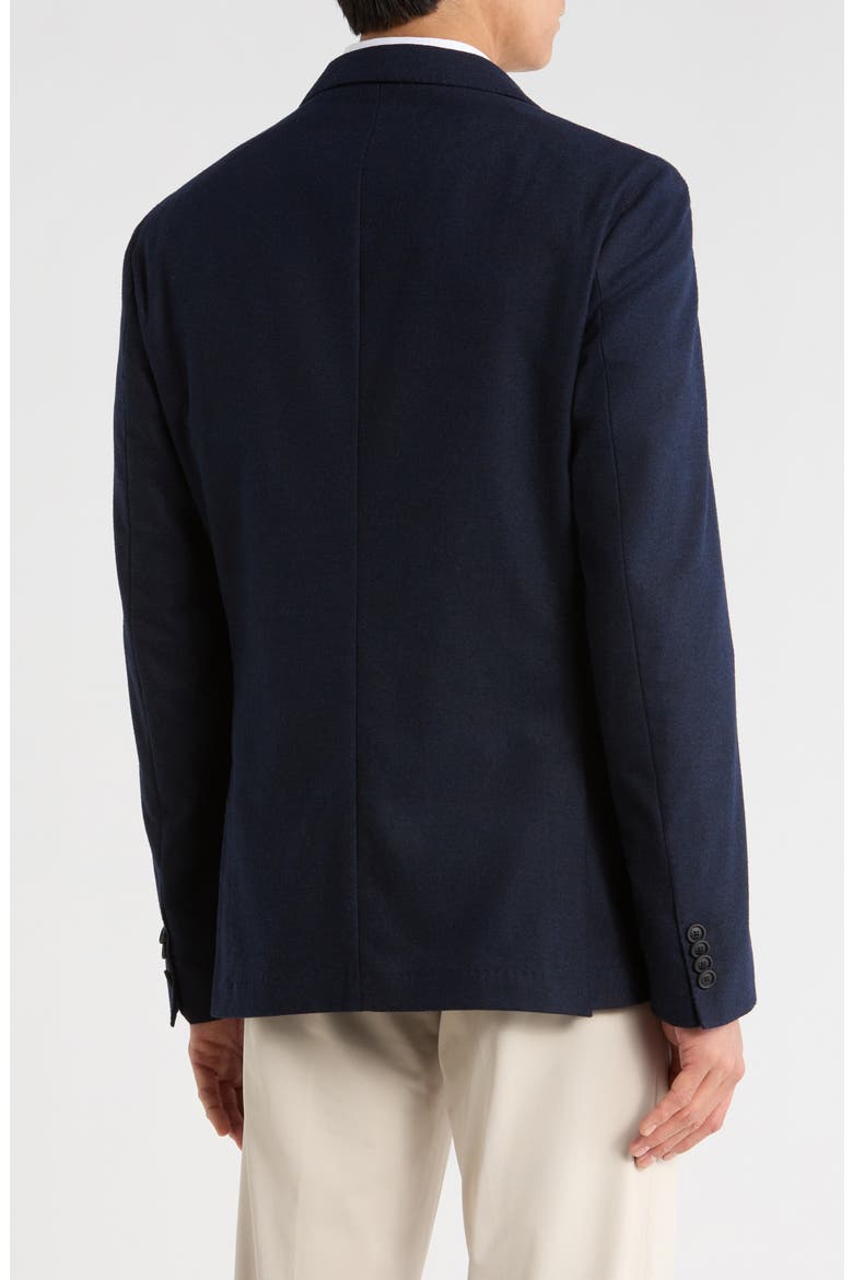 Dark Blue Solid Sport Coat, Alternate, color, DARK BLUE
