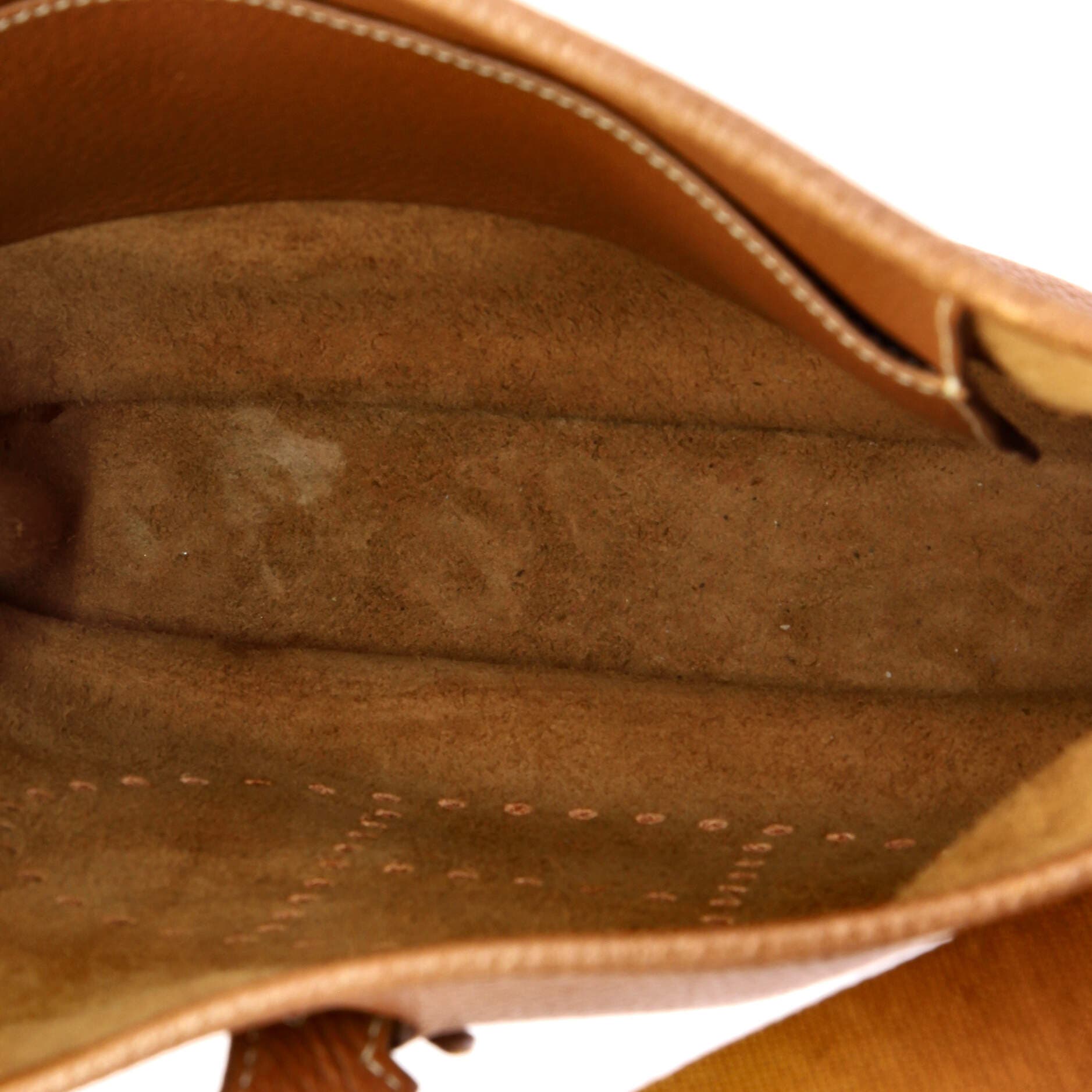 Pre-Owned Hermes Evelyne Bag Gen I Clemence PM, Alternate, color, Gold