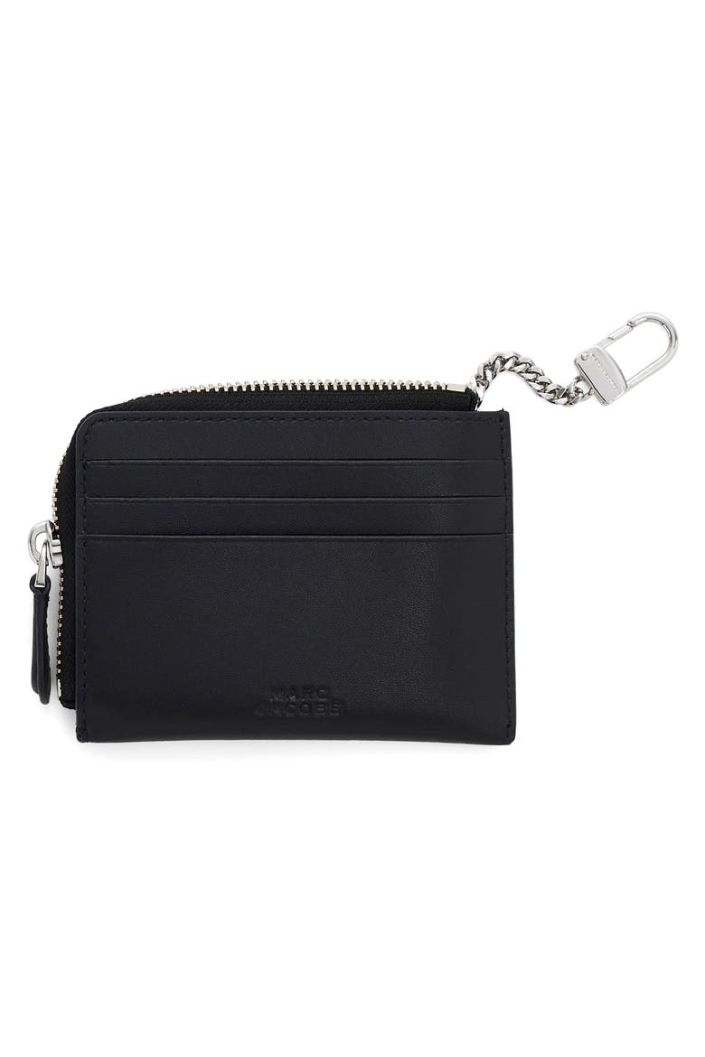 The Everyday Top Zip Wallet, Alternate, color, BLACK