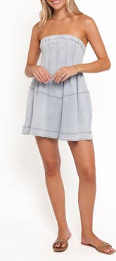 Petal & Pup Ellen Strapless Minidress