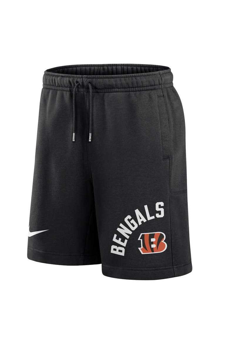 Men's Nike Black Cincinnati Bengals Arched Kicker Shorts, Alternate, color, Black