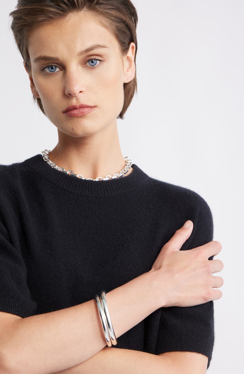 Short Sleeve Cashmere Sweater