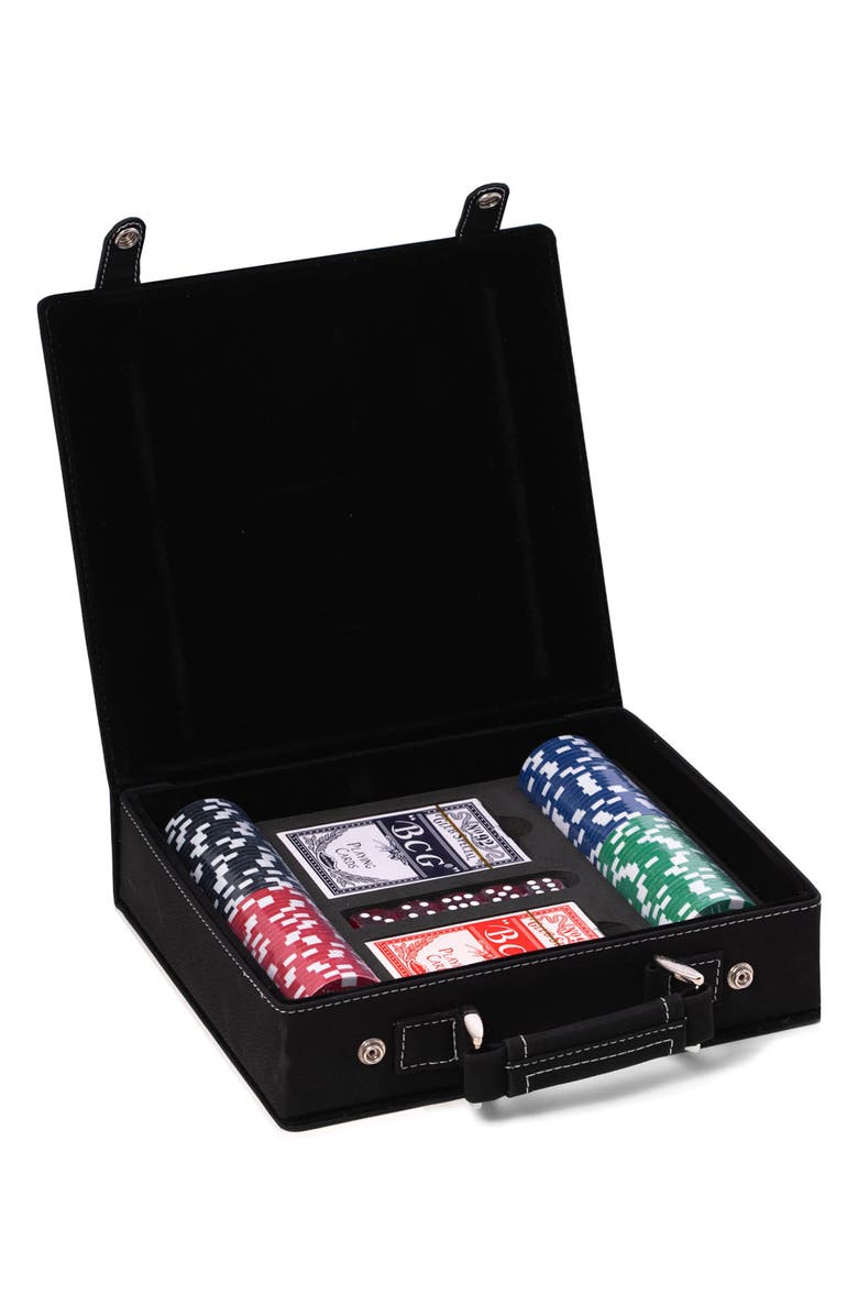 Bey-Berk Parker Black Poker Set, Alternate, color, Black Multi