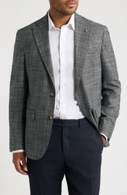 Jack Victor McAllen Herringbone Wool & Silk Sport Coat