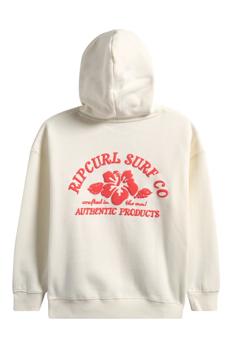 Kids' Surf Puff Print Hoodie, Alternate, color, BONE