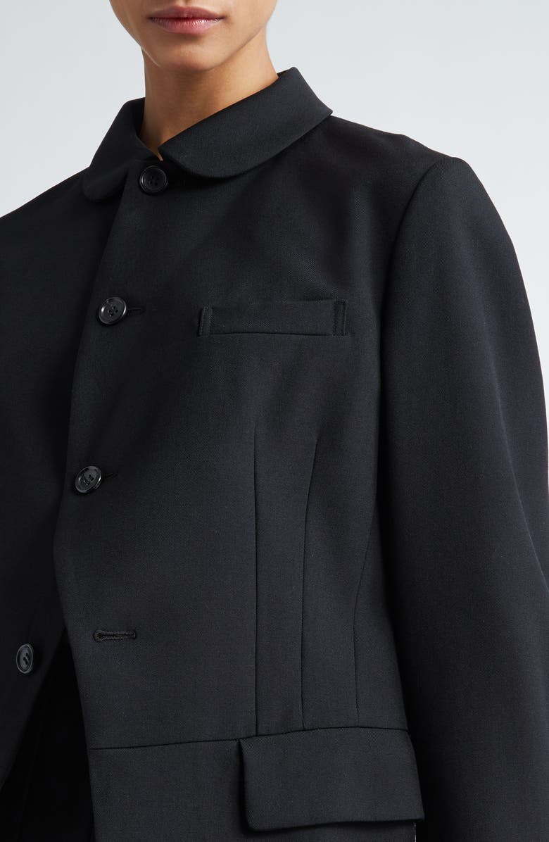 Comme des Garçons Comme des Garçons Wool Gabardine Jacket, Alternate, color, 