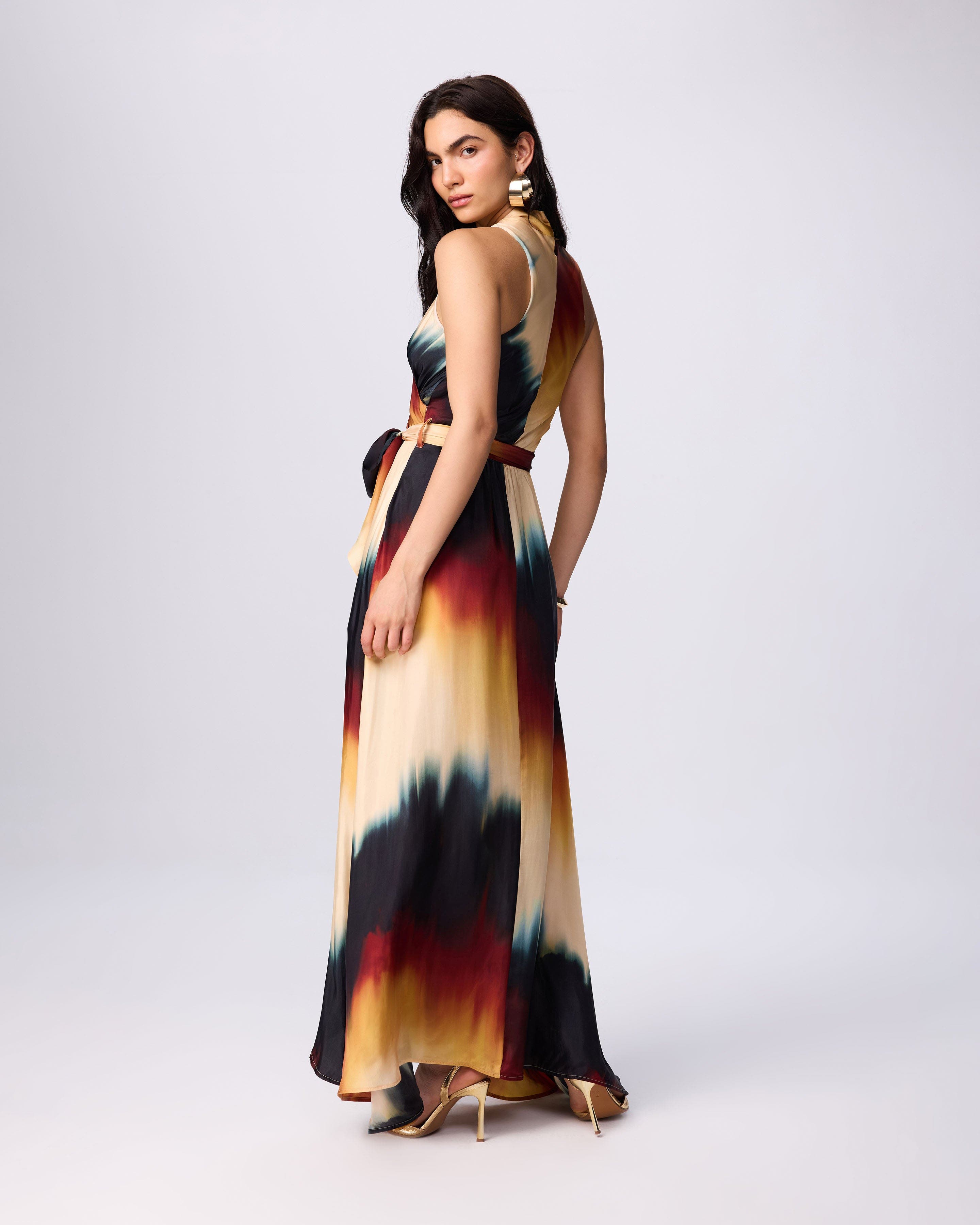 Klotho Print Maxi Dress - image 2