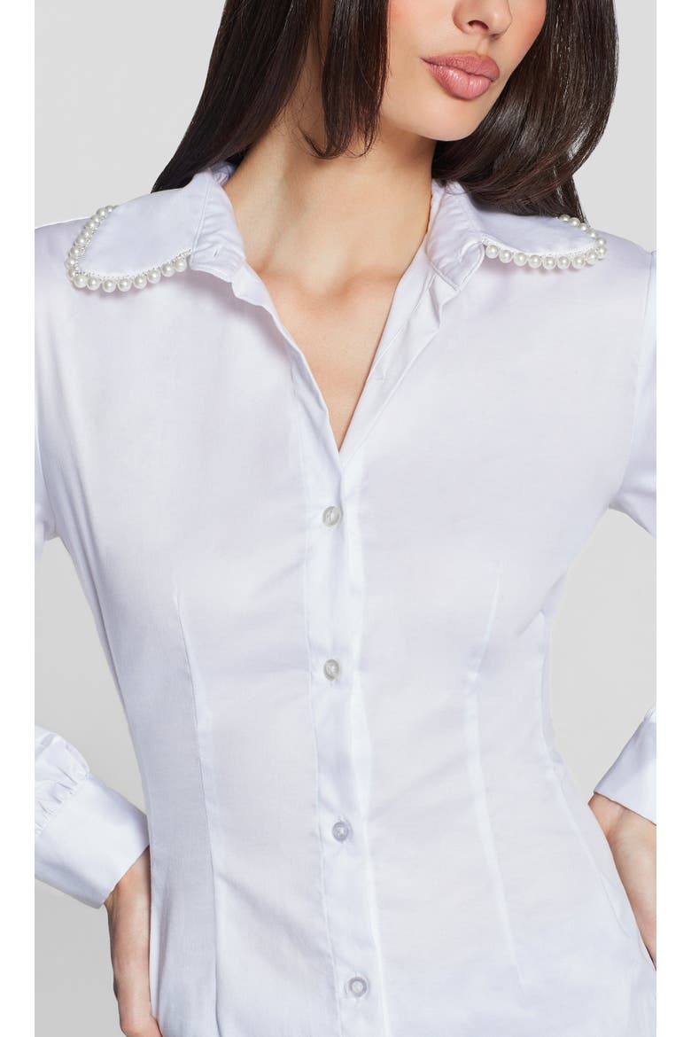 Magnolia Pearl Poplin Shirt, Alternate, color, White/Pearl