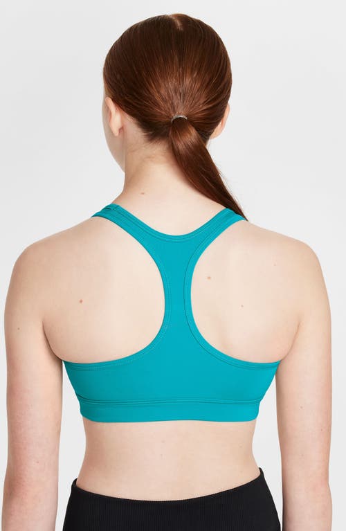 Nike Kids' Dri-fit Racerback Sports Bra In Blue