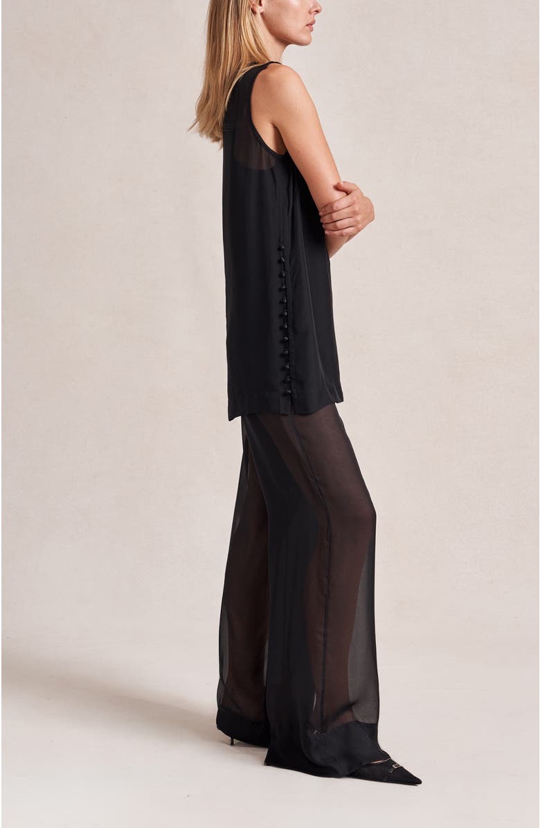 La Ligne Ayla Top, Alternate, color, Black