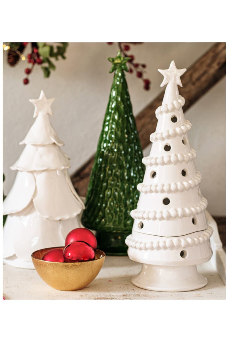 Foresta Ceramic Tree, Alternate, color, DARK GREEN