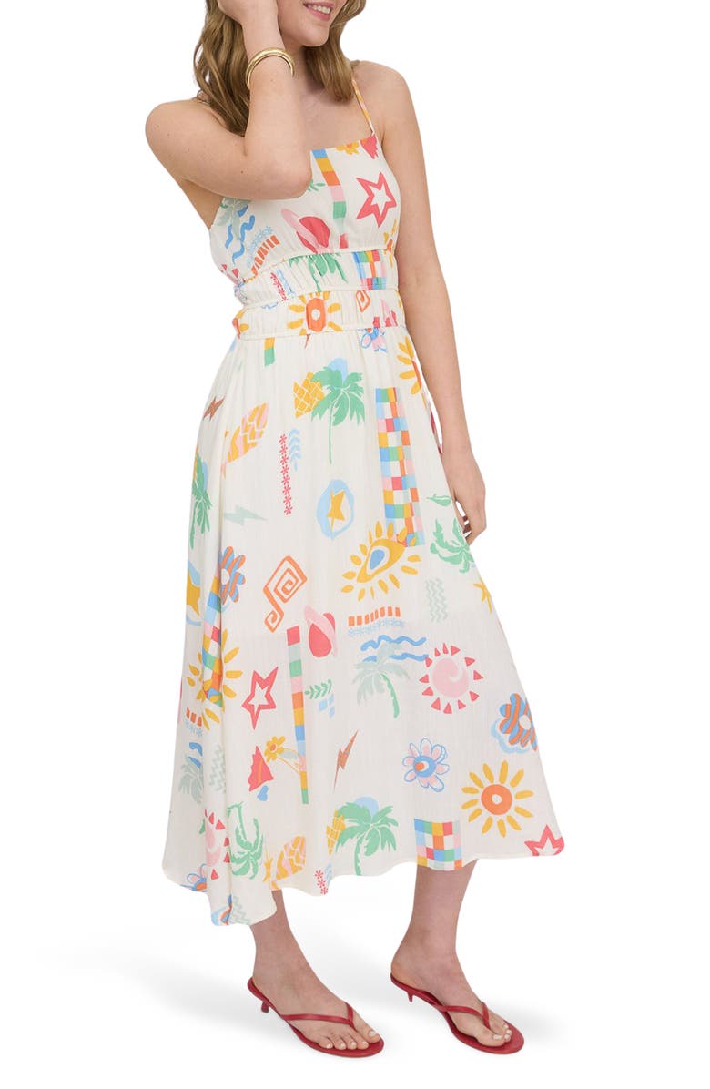 Blu Pepper Midi Sundress, Alternate, color,