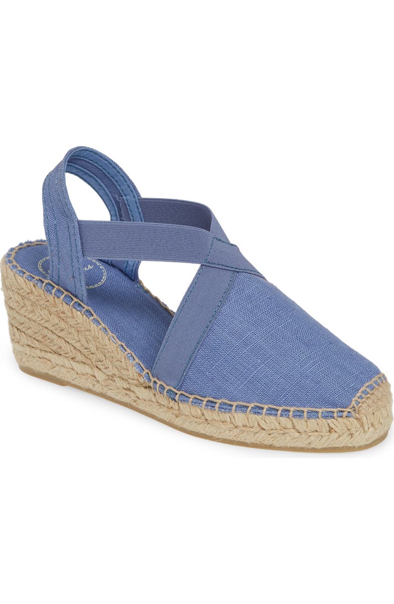 Toni Pons 'Ter' Slingback Espadrille Sandal, Main, color, Ultramarine Fabric
