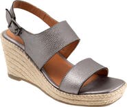 SoftWalk® Hartley Espadrille Wedge Sandal
