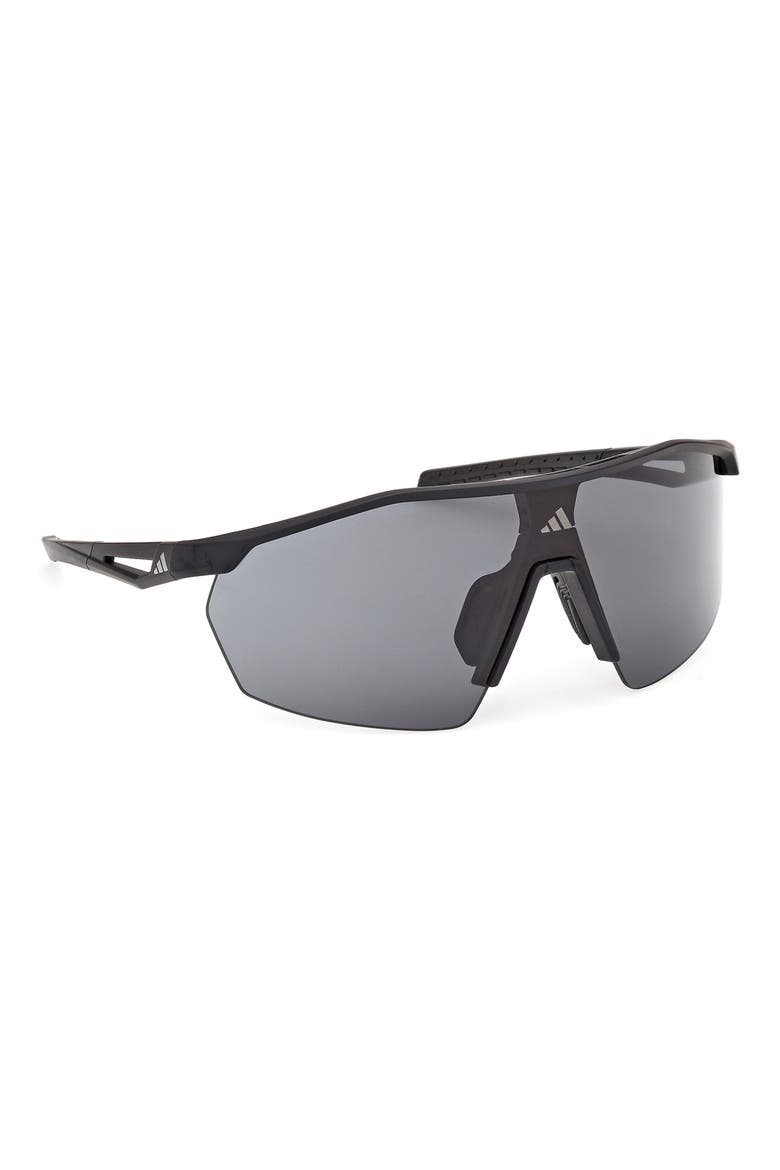 Shield Sunglasses, Alternate, color, MATTE BLACK / SMOKE