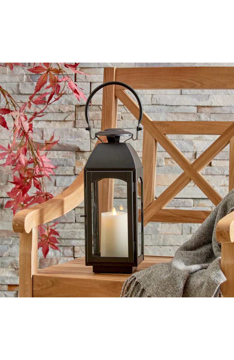 Napa Home & Garden Antoinne Outdoor Lantern, Alternate, color, Black