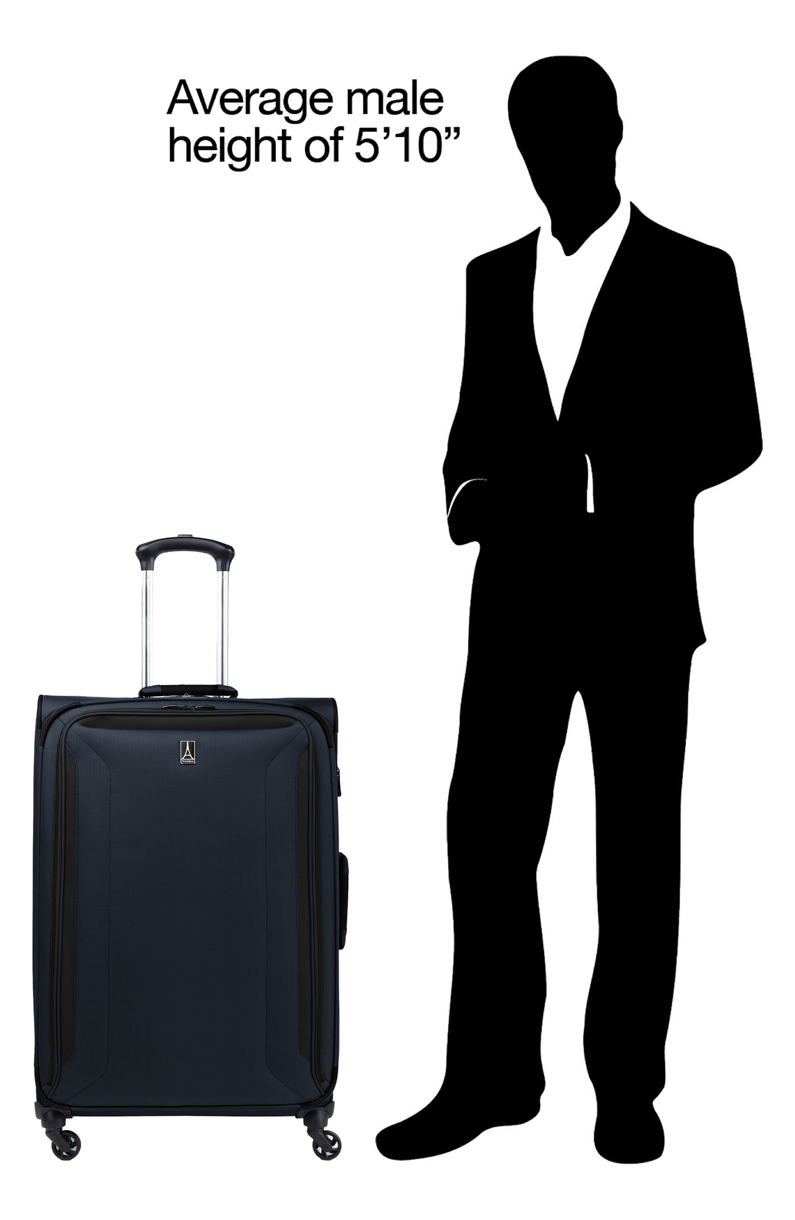 TRAVELPRO Pilot Air<sup>™</sup> 2 29-Inch Expandable Large Checked Spinner Luggage, Alternate, color, Navy/ Black