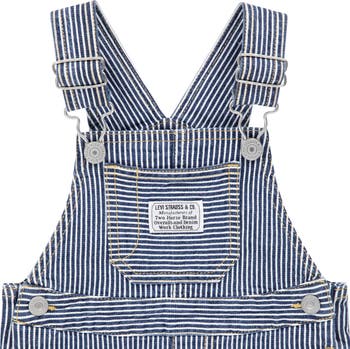 Railroad Stripe Overalls
