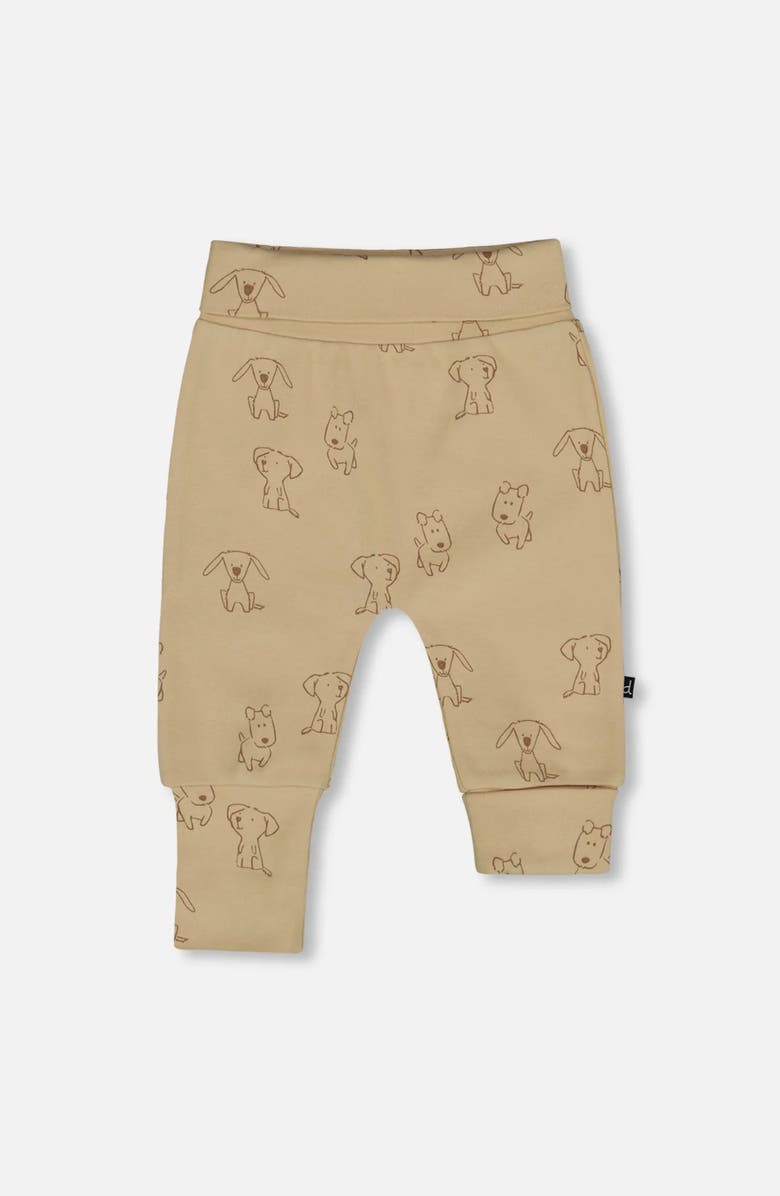 Deux par Deux Organic Cotton Evolutive Pants Dogs, Main, color, 