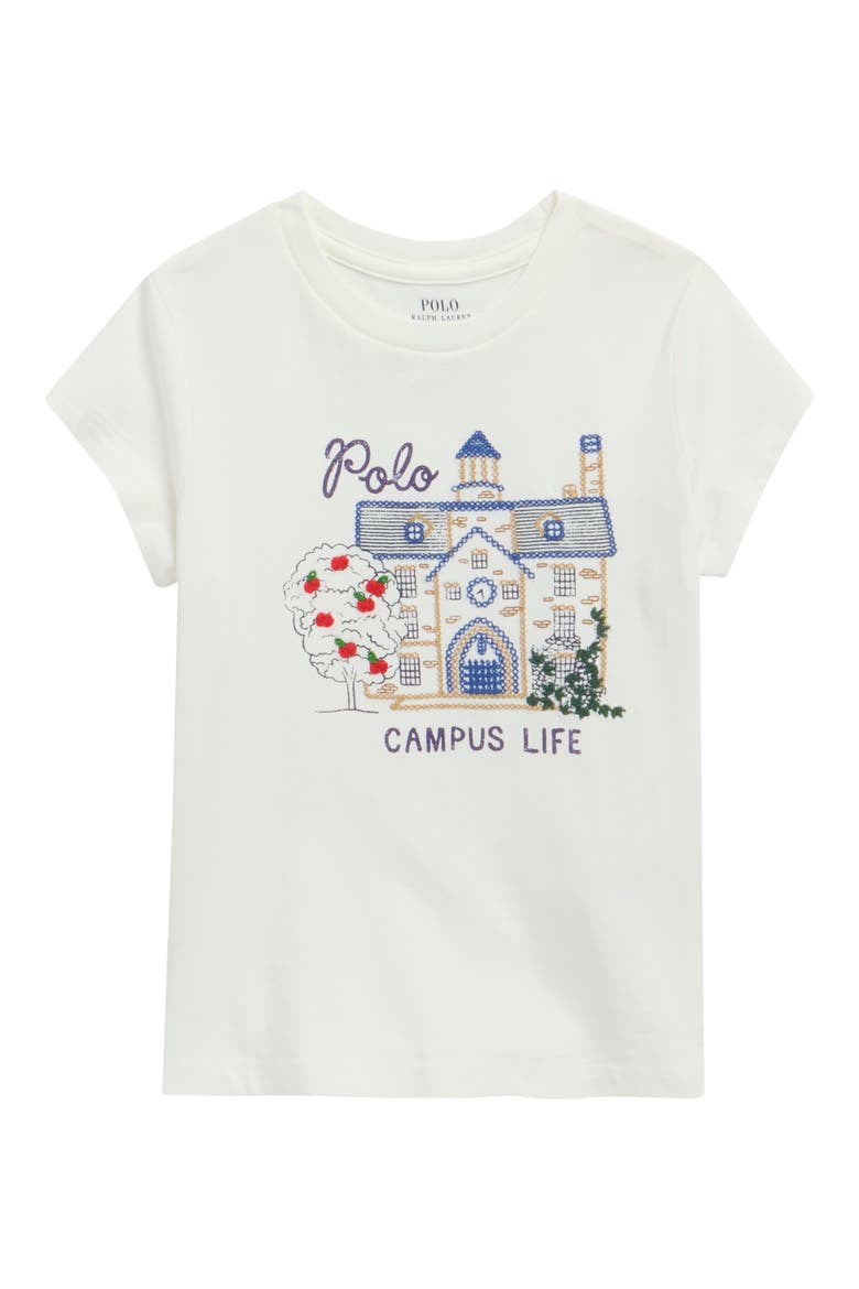 Kids' Campus Life Graphic T-Shirt, Main, color, WHITE