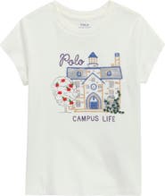 Polo Ralph Lauren Kids' Campus Life Graphic T-Shirt