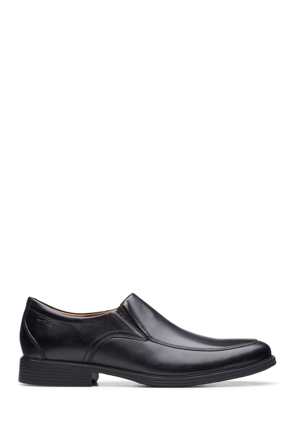 Clarks<sup>®</sup> Whiddon Step Slip-On Loafer - Wide Width Available, Alternate, color, Black Leather