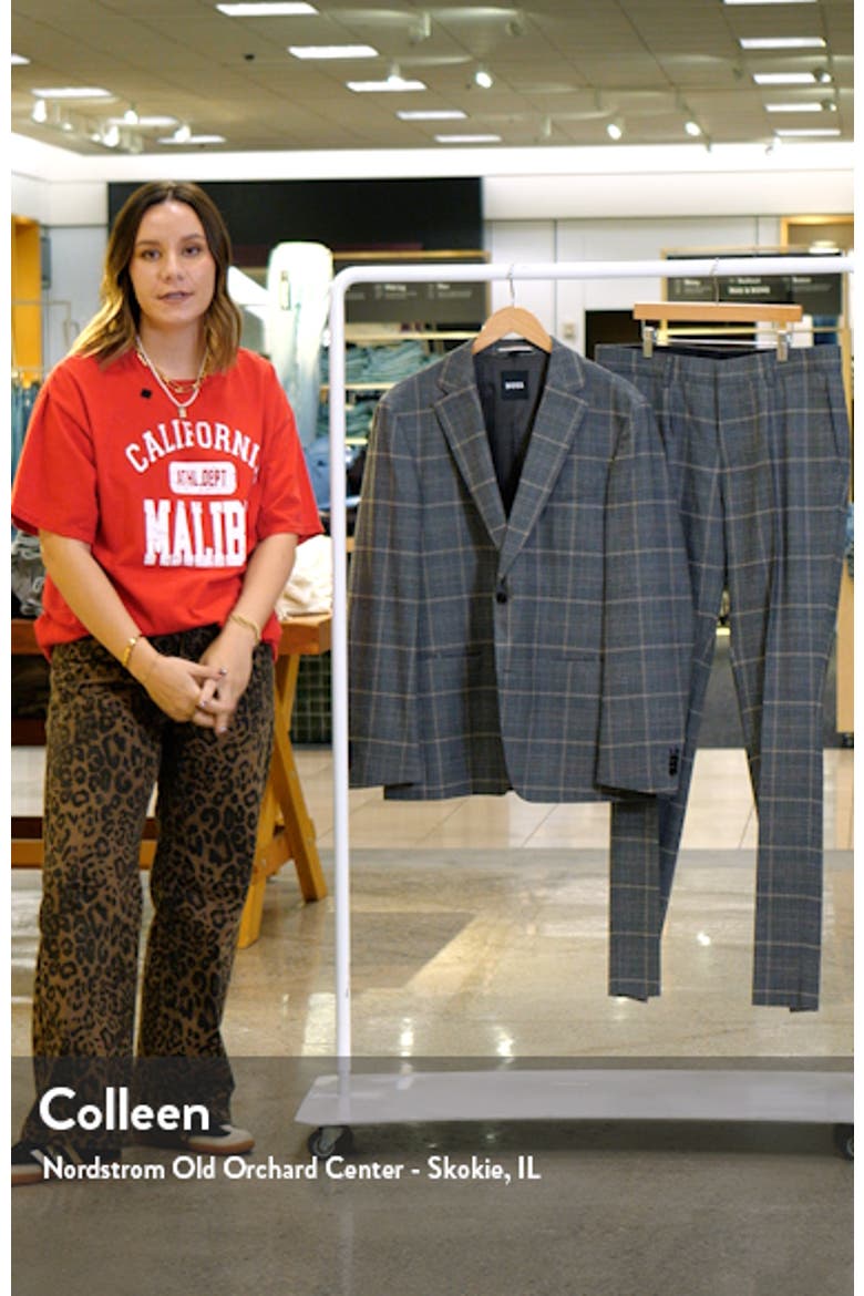 Huge Plaid Stretch Virgin Wool Suit video