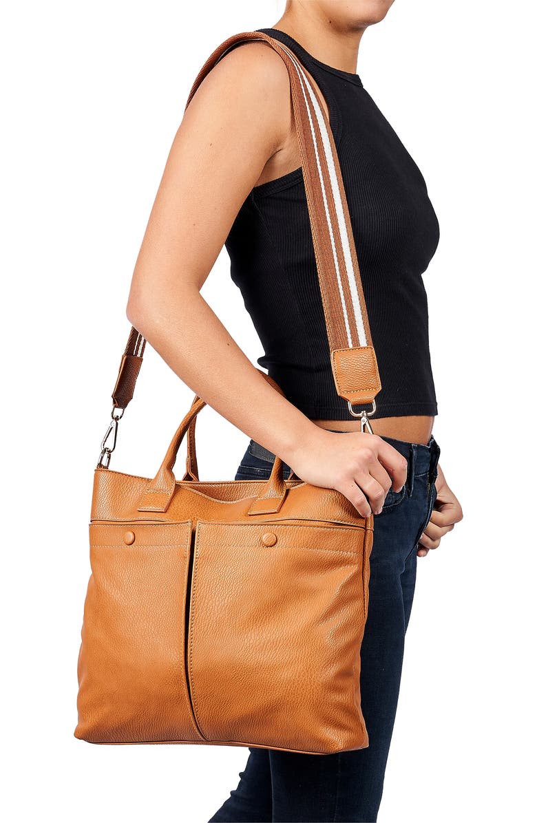 Urban Originals Blue Moon Vegan Leather Tote, Alternate, color,