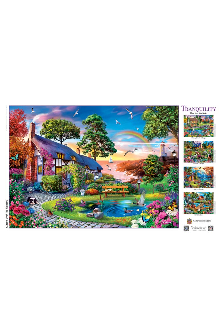 Rainbow 1000 Piece Jigsaw Puzzle, Alternate, color, Multicolor