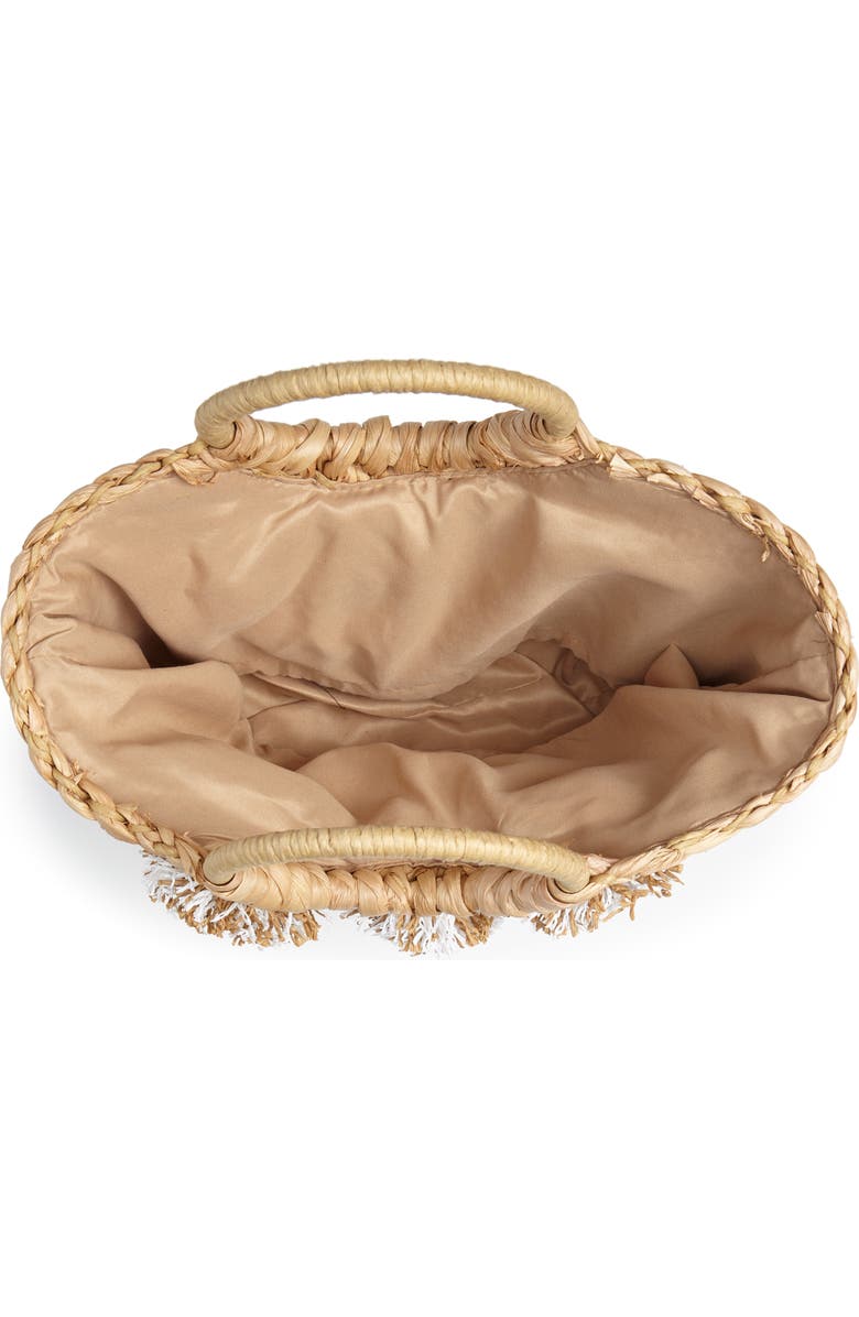 Street Level Woven Straw Tote, Alternate, color,