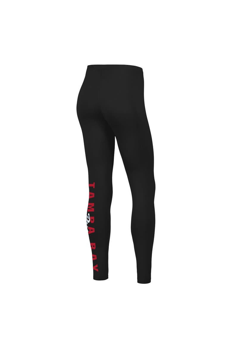 Women's G-III 4Her by Carl Banks Black Tampa Bay Buccaneers 4th Down Leggings, Alternate, color, Black