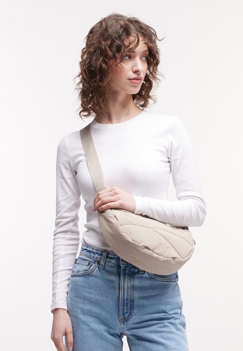 Got Bag Wavy Puffer Recycled Nylon Moon Bag