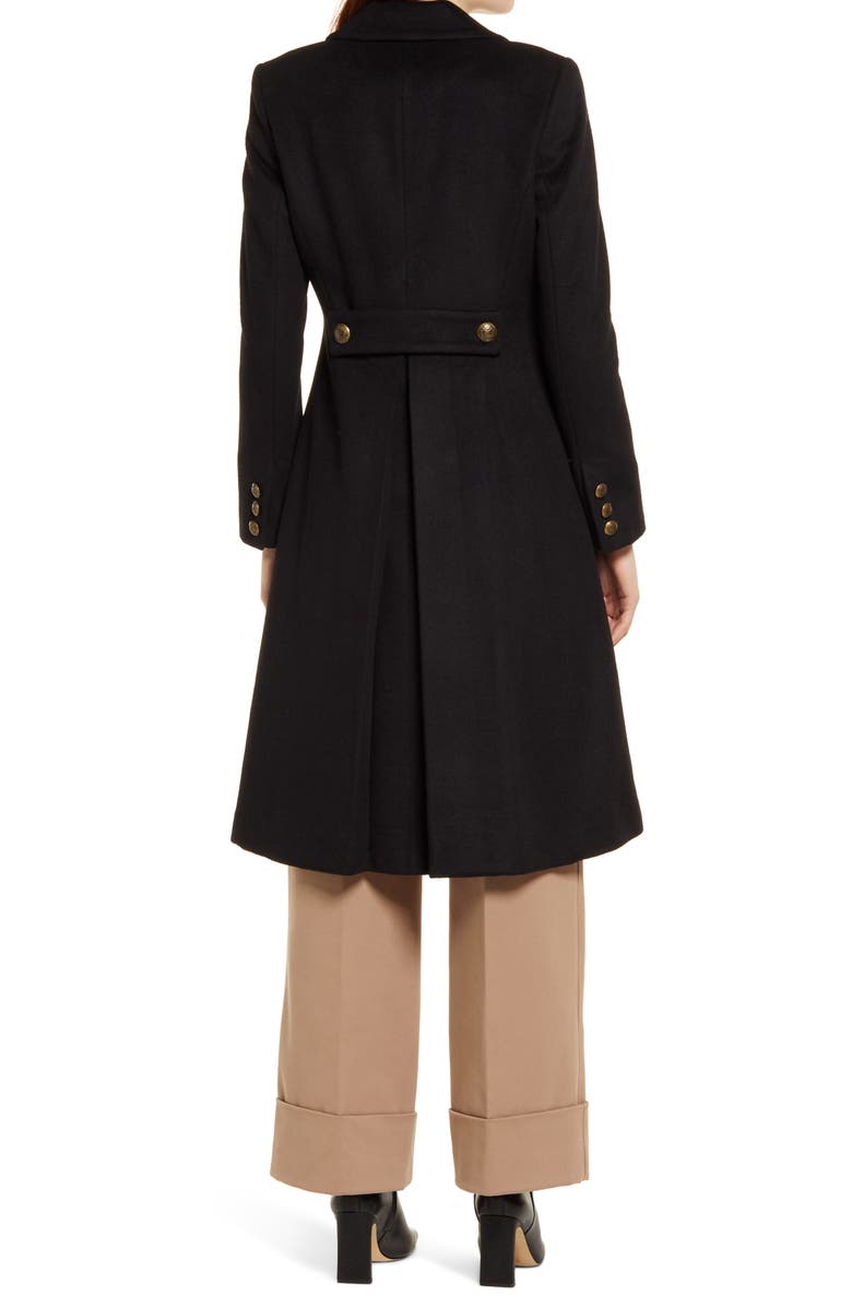Lauren Ralph Lauren Military Wool Blend Trench Coat, Alternate, color,