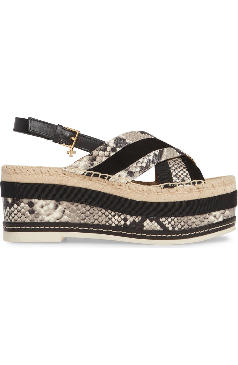 Tory Burch Platform Singback Espadrille Sandal, Alternate, color,